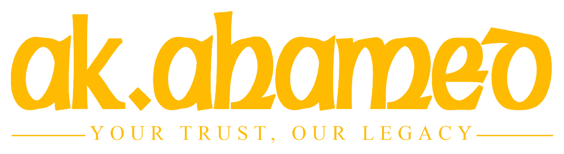 ak.ahamed — Your trust, our legacy